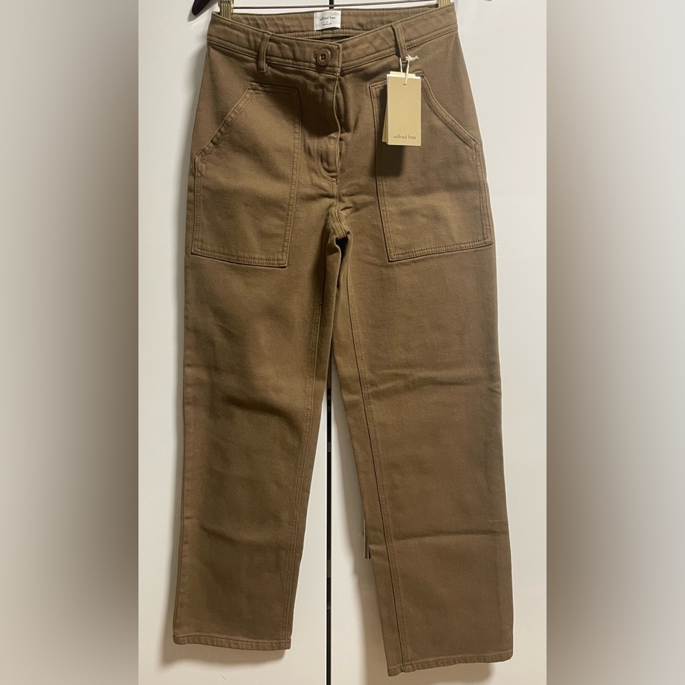 Wilfred Brown Cropped Jeans
